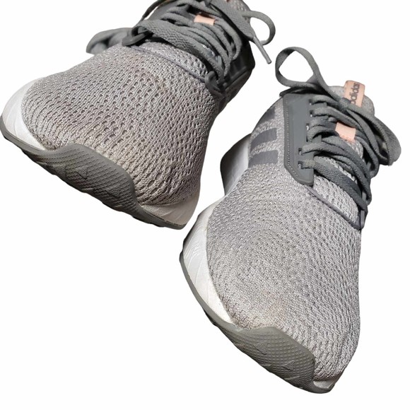 Adidas Questar Drive Cloudfoam Women 8.5 Cloth Gray White & Pink Sneakers - Picture 5 of 9